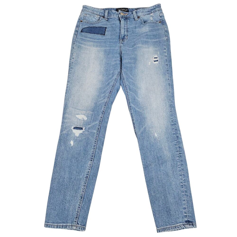 Lucky Brand Jeans Womens Size 10 Patchwork Bridgette Skinny Casual Stretch